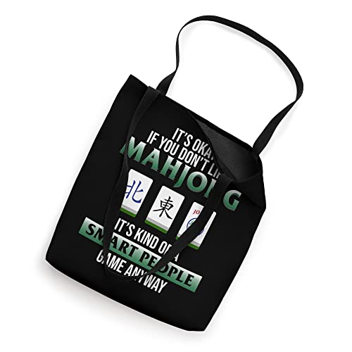 Mahjong Is A Smart People Game Mahjong Player Games Graphic Tote Bag