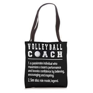volleyball coach definition volleyball coaching tote bag