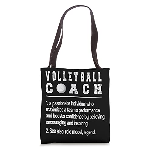 Volleyball Coach Definition Volleyball Coaching Tote Bag