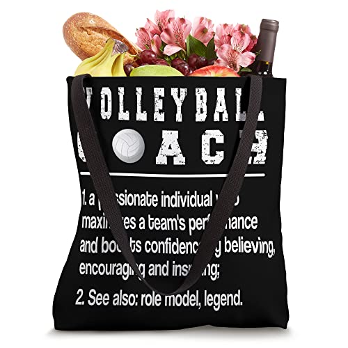 Volleyball Coach Definition Volleyball Coaching Tote Bag