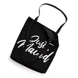 Just Maui'D Maui Hawaii Honeymoon Just Married Couple Tote Bag