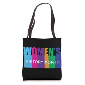 march is womens history month tote bag