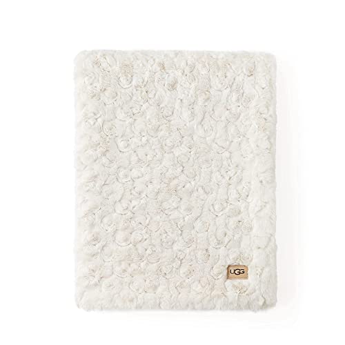 UGG - Amanda Throw Blanket - Soft Throw Blanket - 50" x 70" - Warm Accent Blanket for Couch or Bed - Cozy Home Décor - Snow