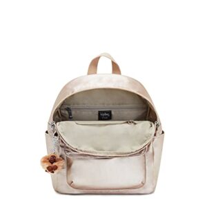 Kipling Matta Up Metallic Backpack Quartz Metallic