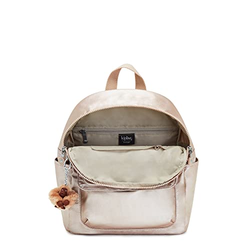 Kipling Matta Up Metallic Backpack Quartz Metallic