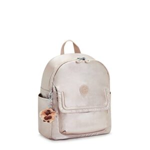 Kipling Matta Up Metallic Backpack Quartz Metallic