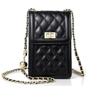 FSD.WG Women Small Crossbody Cell Phone Purse Leather Phone Purse Mini Messenger Shoulder Handbag Wallet