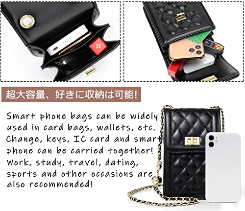 FSD.WG Women Small Crossbody Cell Phone Purse Leather Phone Purse Mini Messenger Shoulder Handbag Wallet