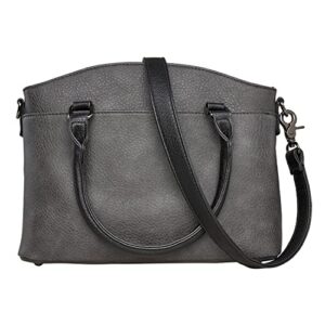 concealed carry carly satchel by lady conceal (gray)