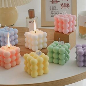 Bubble Cube Candle Gifts Pack,Scented Candles for Home Scented Home Decor,29 hrs Long Lasting,House Warming Gifts New Home