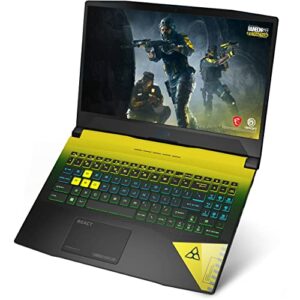 12th Gen MSI Rainbow 6 Special Edition Crosshair15 Gaming Laptop 15.6" 165Hz 2K QHD (Intel i7-12700H 14-Core, 16GB DDR4, 1TB SSD, RTX 3070 8GB, RGB Backlit, WiFi 6, BT 5.2, Win11H) w/Hub