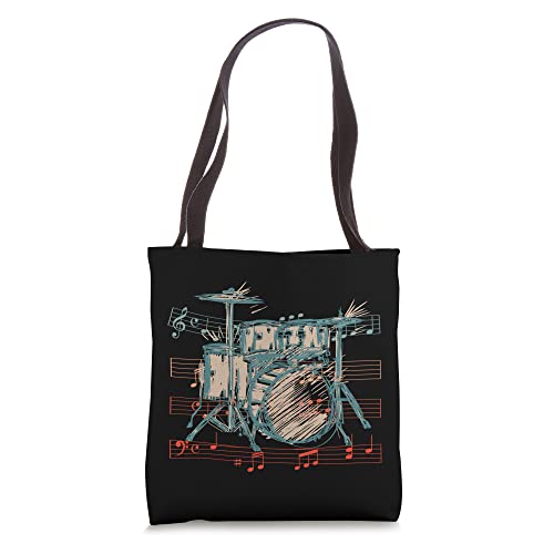 Drummer drums accessories drummer music drummer Tote Bag