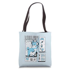 Ripple Junction Level Up Shiba Inu Tote Bag