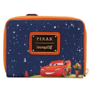 Loungefly Disney Pixar Moments Cozy Cone Zip Around Faux Leather Wallet Lightweight Cars One Size