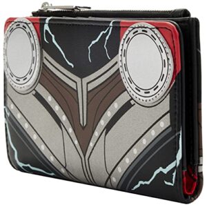 loungefly marvel thor l&t flap wallet marvel – thor one size