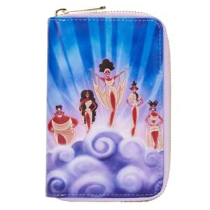 loungefly disney hercules muses clouds zip around wallet hercules one size