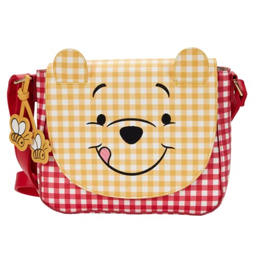 Loungefly Disney Winnie The Pooh Gingham Crossbody Bag Winnie The Pooh One Size