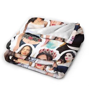 Blanket Kimberly Loaiza Soft and Comfortable Warm Fleece Blanket for Sofa,Office Bed car Camp Couch Cozy Plush Throw Blankets Beach Blankets