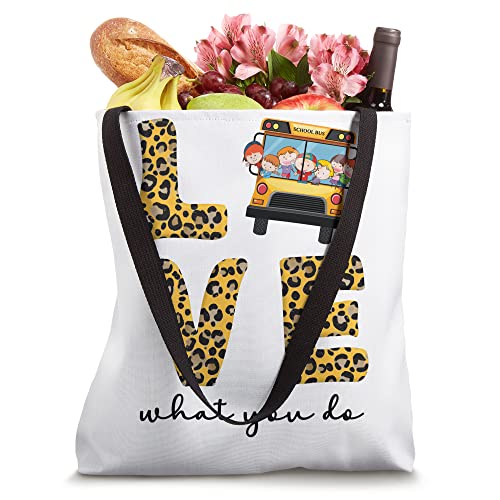 School Bus Driver Love School Bus Driving Tote Bag