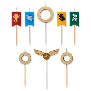 papyrus birthday candles, harry potter quidditch cake topper (8-count)
