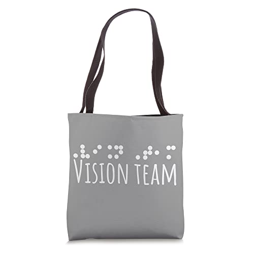 Vision Team PVI Visual Braille Unisex Gift Men Women School Tote Bag