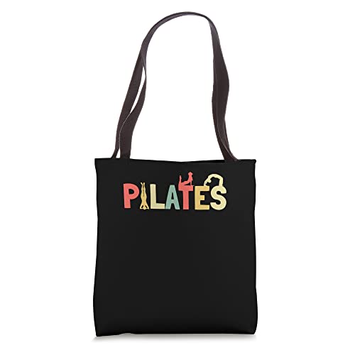 Retro Pilates Training Workout - Sport Vintage Pilates Tote Bag