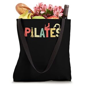 Retro Pilates Training Workout - Sport Vintage Pilates Tote Bag