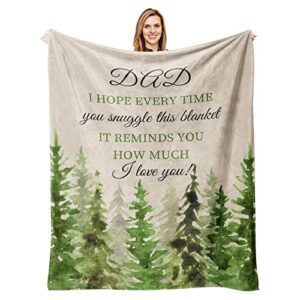 xutapy gifts for dad from daughter son, dad birthday gift blanket 60’’x50’’, best gift ideas for dad, best dad ever gifts, christmas birthday gifts for dad blanket, gifts for dad who wants nothing