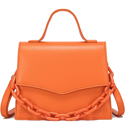 CATMICOO Mini Purses for Women Trendy Mini Bag with Detachable Plastic Chain