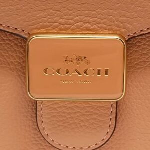 Coach Women's Mini Pepper Crossbody (Pebbled and Snake Embossed Leather - Shell Pink)