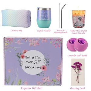 Birthday Gifts for Women Friendship, Sirabe Christmas Gifts for Women Best Friend Girl Mom Wife Grandma, Unique Relaxing Spa Gifts Baskets Boxes, Self Care Shower Set Gift Idea Who Have Everything