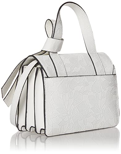 Karl Lagerfeld Paris womens Chantelle Cross Body, Winter White Iris, One Size US