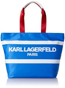 karl lagerfeld paris womens amour small backpack handbags tote blue stripe maybelle one size, blue stripe maybelle, one size us
