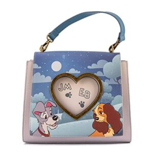 loungefly lady and the tramp crossbody bag