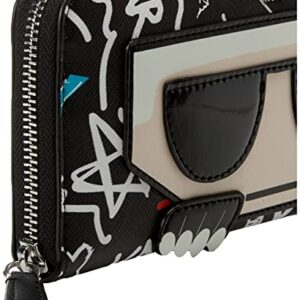 Karl Lagerfeld Paris Crossbody, Black/Orange Maybelle SLG