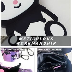 CZZLYJ Kuromi Bag,My Melody,Kuromi Accessories, Shoulder Bag Cartoon Kuromi Anime Bag Cute Shoulder Bag (Black)