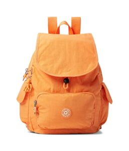 kipling women’s city pack small backpack, lightweight versatile daypack, school bag, soft apricot