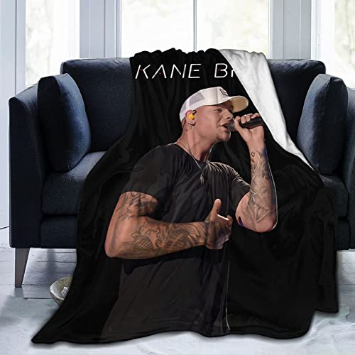 Kane Singer Brown Super Soft Micro Fleece Blanket Home Decoration Warm Flannel Blanket 80"x60"