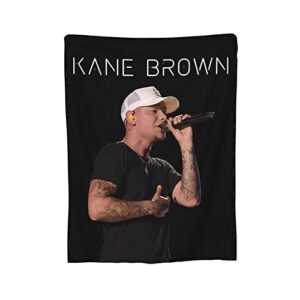 Kane Singer Brown Super Soft Micro Fleece Blanket Home Decoration Warm Flannel Blanket 80"x60"