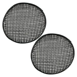 auldhome black boho wall baskets (2-pack); wall decor baskets