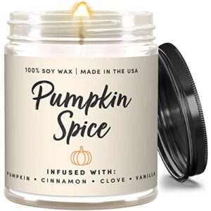 fall candles, pumpkin spice candles for home, autumn candle, pumpkin candle, fall scented candles for home, fall home decor, fall bathroom decor, autumn decor, hello pumpkin, hello fall – 9oz