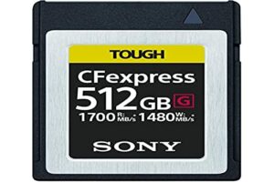sony cfexpress tough memory card