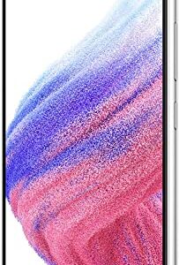 Samsung Galaxy A53 5G (SM-A536E/DS) Dual SIM,128 GB 6GB RAM, Factory Unlocked GSM, International Version - No Warranty - (Awesome White)