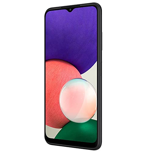 SAMSUNG Galaxy A22 5G (128GB, 4GB) 6.6" 90Hz, Android 11, 48MP Triple Camera, Dual SIM 4G Volte Unlocked (US + Global, GSM Only) International Model A226BR/DSN (Extra Fast Charger Bundle, Gray)