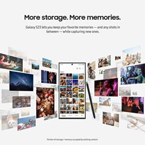 SAMSUNG Galaxy S23 Cell Phone, Factory Unlocked Android Smartphone, 256GB Storage, 50MP Camera, Night Mode, Long Battery Life, Adaptive Display, US Version, 2023, Cream