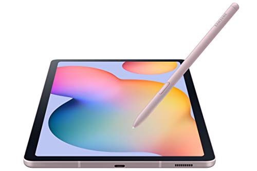 SAMSUNG Galaxy Tab S6 Lite 10.4” 128GB Android Tablet w/ Long Lasting Battery, S Pen Included, Slim Metal Design, AKG Dual Speakers, US Version, Chiffon Rose