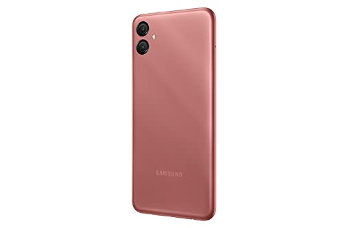 SAMSUNG Galaxy A04e (SM-A042M/DS) Dual SIM 32GB, 6.5" GSM Unlocked, International Version (32GB SD Card Bundle) - Copper