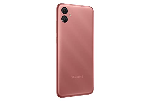 SAMSUNG Galaxy A04e (SM-A042M/DS) Dual SIM 32GB, 6.5" GSM Unlocked, International Version (32GB SD Card Bundle) - Copper