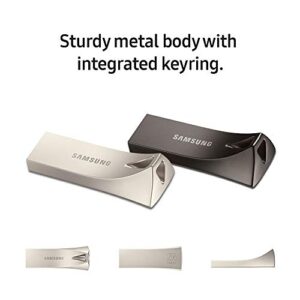 Samsung BAR Plus 256GB - 400MB/s USB 3.1 Flash Drive Titan Gray (MUF-256BE4/AM)