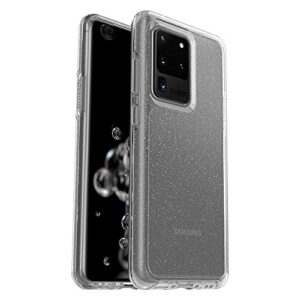 otterbox symmetry clear series case for galaxy s20 ultra/galaxy s20 ultra 5g (only – not compatible with any other galaxy s20 models) – stardust (silver flake/clear)